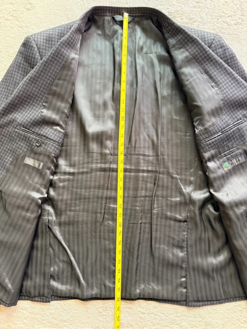 BARONI Couture x Lanificio di Pray Silk Wool Blazer 52R